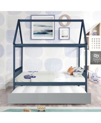 Simplie Fun House Full Bed With Trundle
