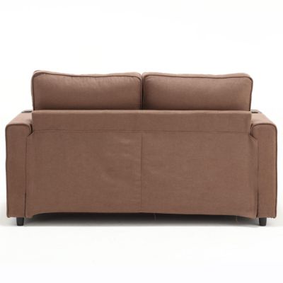 Streamdale 3-in-1 Sofa Bed with Storage and Cupholders
