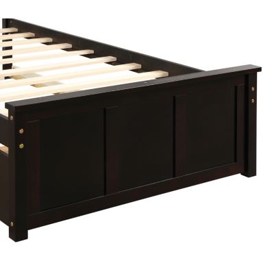 Streamdale Platform Bed With Twin Size Trundle, Twin Size Frame