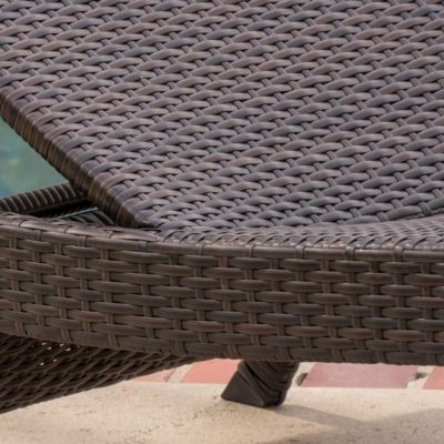 Serene Modern Outdoor Chaise Lounge with Adjustable Back