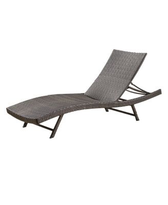 Serene Modern Outdoor Chaise Lounge with Adjustable Back