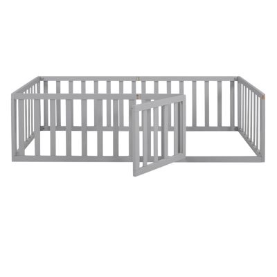 Streamdale Twin Size Wood Daybed Frame With Fence