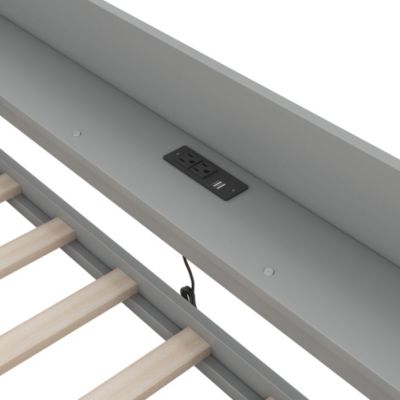 Streamdale Twin Daybed with Storage and Charging Station, White