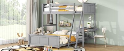Twin Over Full Bunk Bed With
