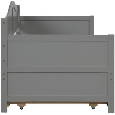 Streamdale Twin Wooden Daybed With Trundle Bed, Sofa Bed For Bedroom Living Room