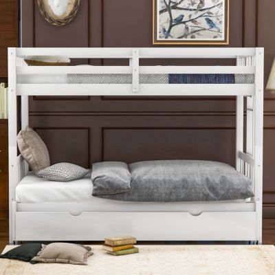 Streamdale Twin Over Pull-Out Bunk Bed With Trundle