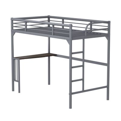 Streamdale Twin Loft Bed with Desk and Storage