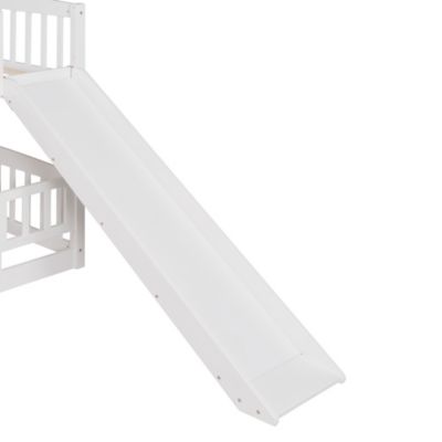 Streamdale Full Over Full Bunk Bed with Slide and Safety Features