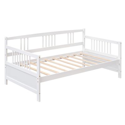 Twin Size Modern Solid Wood Daybed, Multifunctional Bed Frame