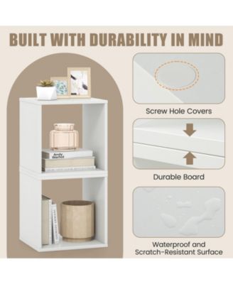 Cube Storage Organizer Set of 2-White