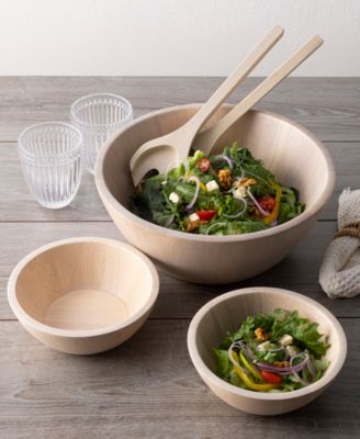 Hammock Wood Large Bowl, 12", 120 oz.