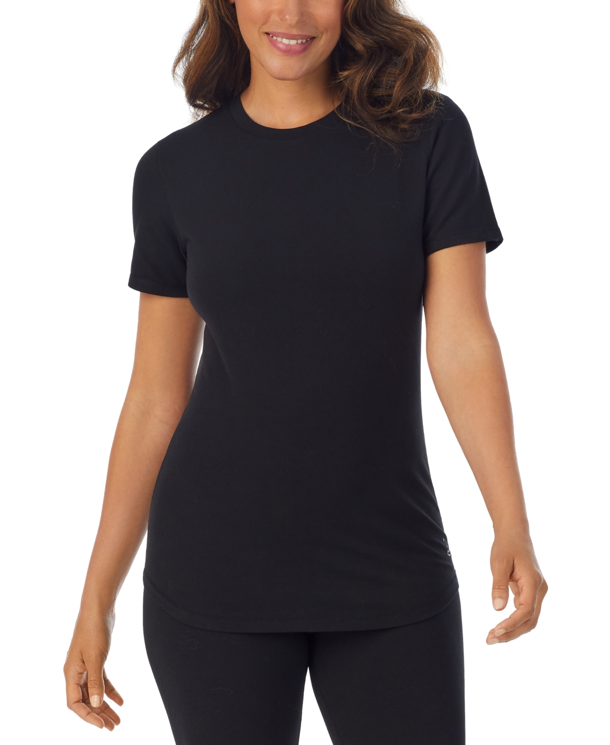 Cuddl Duds Women's Cottonwear Short-Sleeve T-Shirt