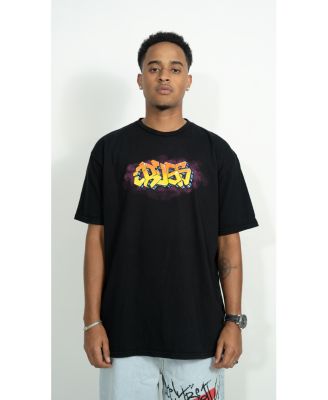 Men's New York Orange Graffiti T- shirt