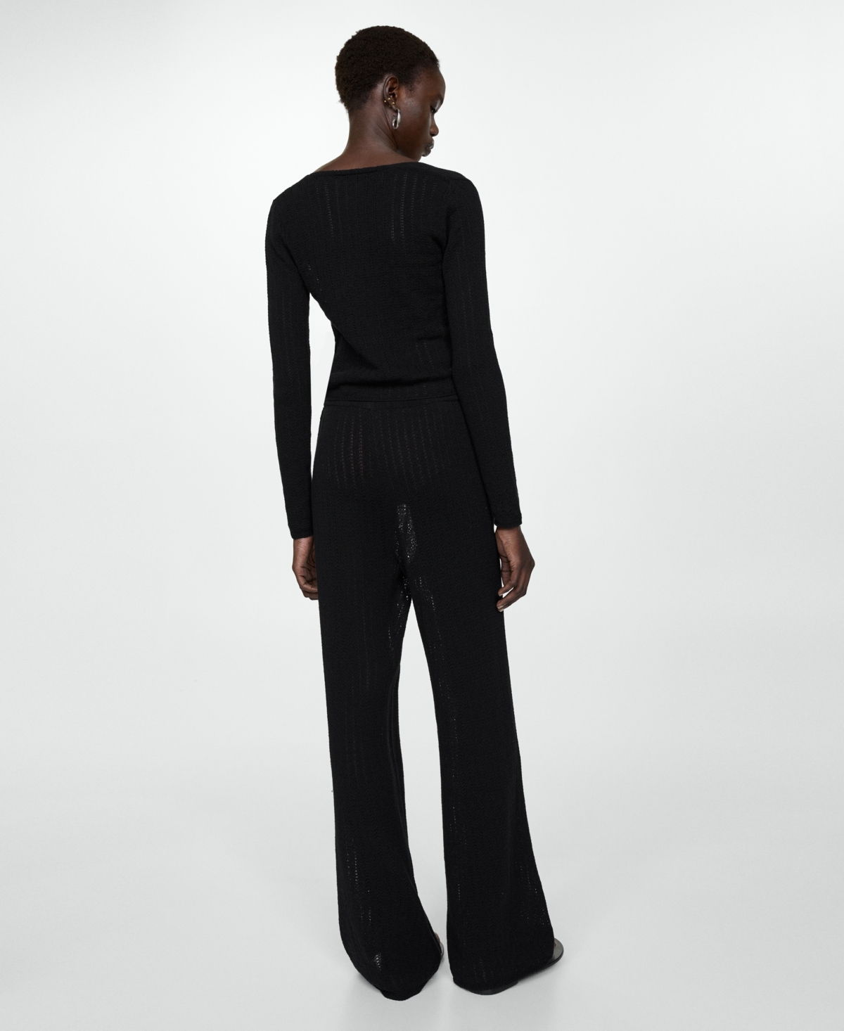 Mango Women's Straight Knitted Pants