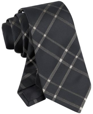 Men's Stitch Plaid Tie