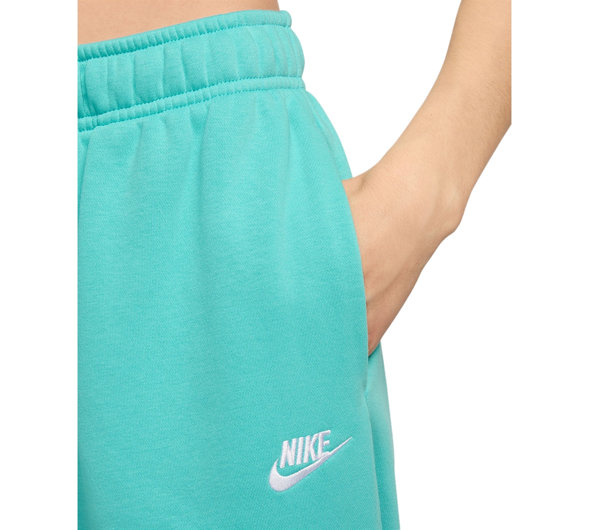 NIKE WOMEN'S SPORTSWEAR CLUB FLEECE MID-RISE OVERSIZED SWEATPANTS 