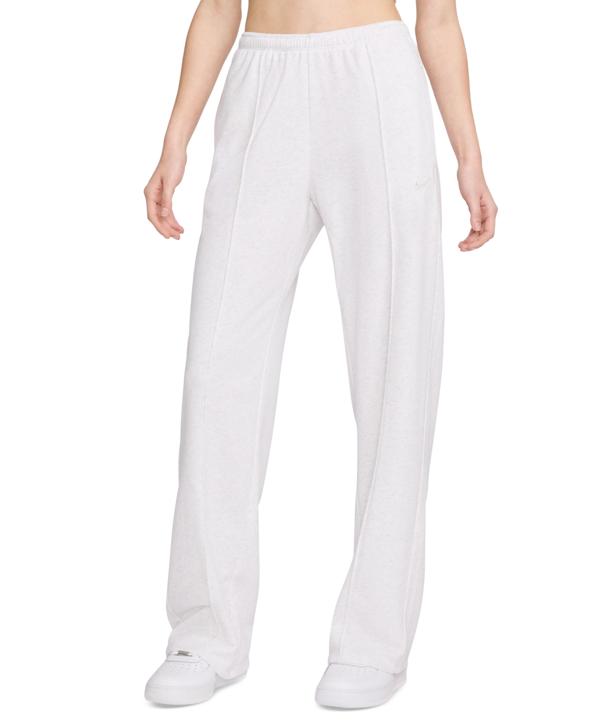 Nike Sportswear Chill Sweatpants In Birch Heather,lt Orewood Brn
