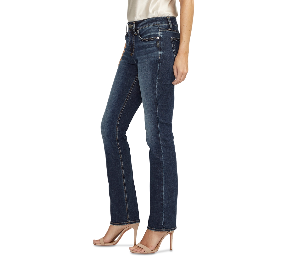 Silver Jeans Co. Women's Suki Curvy-Fit Straight-Leg Jeans