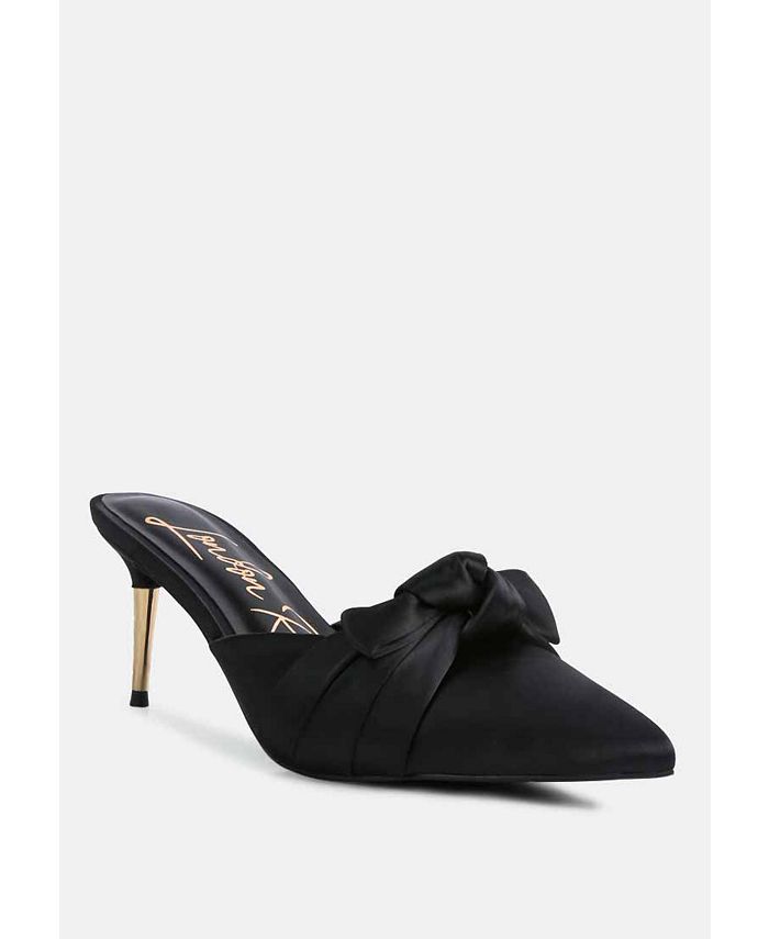 London Rag queenie satin stiletto mule sandals Macy's