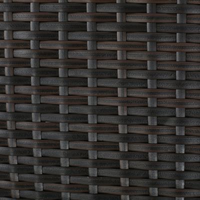 Streamdale Classic Iron & Wicker Outdoor Dining Table for 7