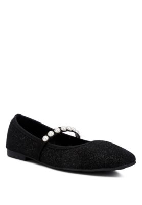 Women's Sassie Pearl Embellished Ballerina Flats