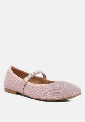 Women's Sassie Pearl Embellished Ballerina Flats