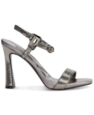 Cybil High-Heel Square-Toe Sandals