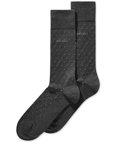 BOSS HUGO BOSS Men's Dotted Mercerized Socks