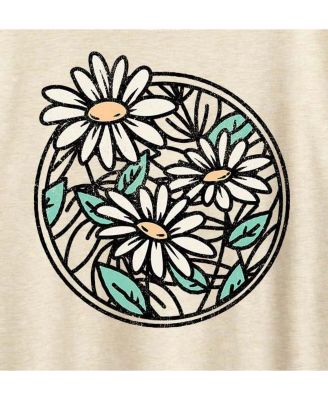 Wildflower Circle Plus Size Graphic T-Shirt