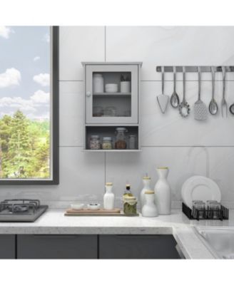 Bathroom Wall Mounted Adjustable Hanging Storage Medicine Cabinet