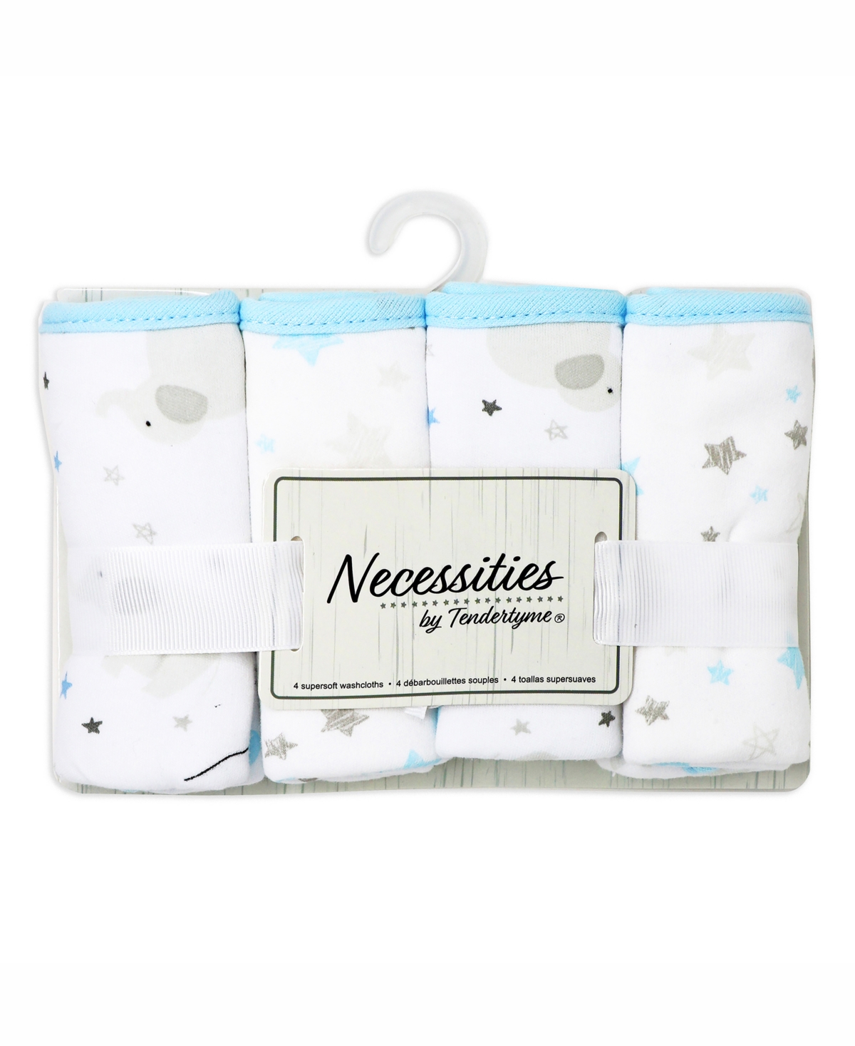 Shop Tendertyme 24 Piece Baby Boys Elephants And Woodland Moose Infant Apparel Layette Gift Set In Blue