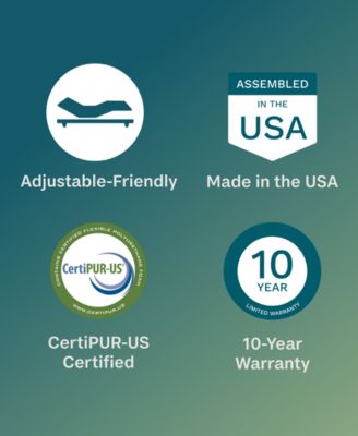 BeautySleep Dream Weaver 13.75" Plush Mattress Set - King