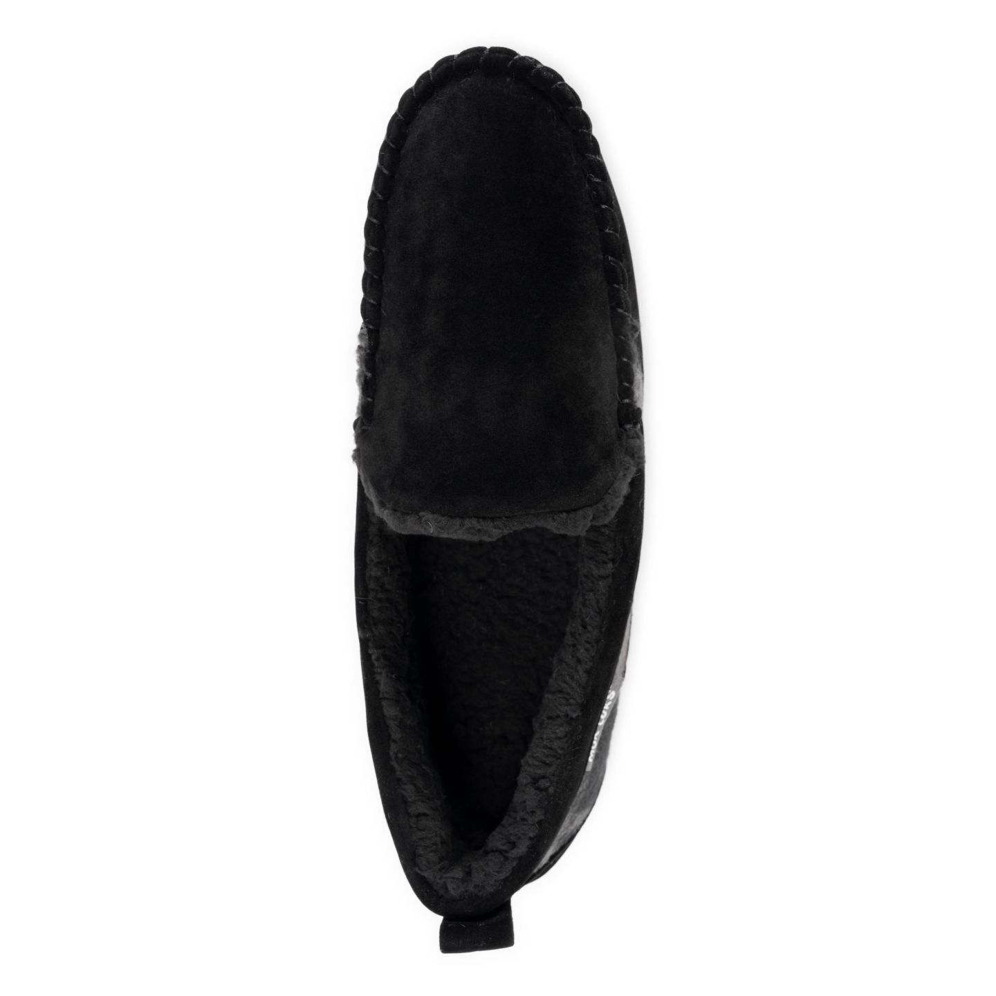 Мужские тапочки MUK LUKS Emmett Moccasin Slippers, цвет: Чёрный — фото 5