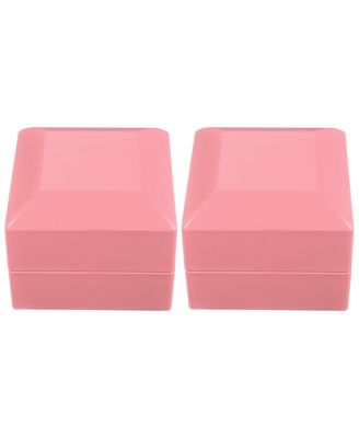 LED Ring Box Jewelry Wedding Engagement Proposal Lighted Pin Storage Case 2 Pack