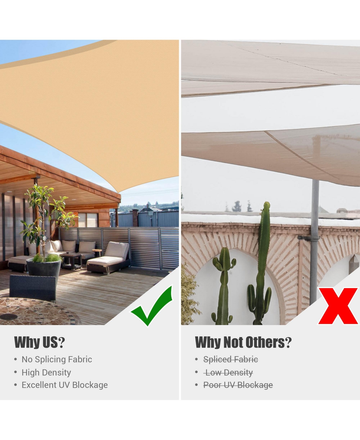 18x18 Ft Square Sun Shade Sail with Hardware Kit 97% Uv Block Top Canopy Outdoor - Mellow yellow+silver