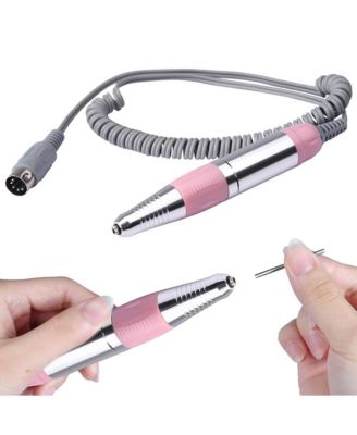 30000RPM Pro Pink Electric Nail Drill File Buffer 6 Bits Manicure Pedicure Kit