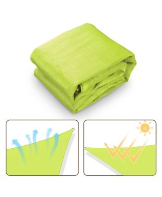 23x22 Ft 97% UV Block Rectangle Sun Shade Sail Canopy Outdoor Patio Garden Yard