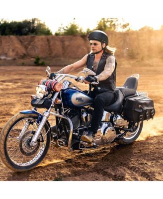 German Style Half Face Motorcycle Helmet DOT Bike Chopper Cruiser Scooter