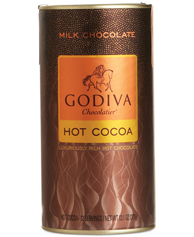 Godiva Chocolatier, Milk Chocolate Cocoa Canister