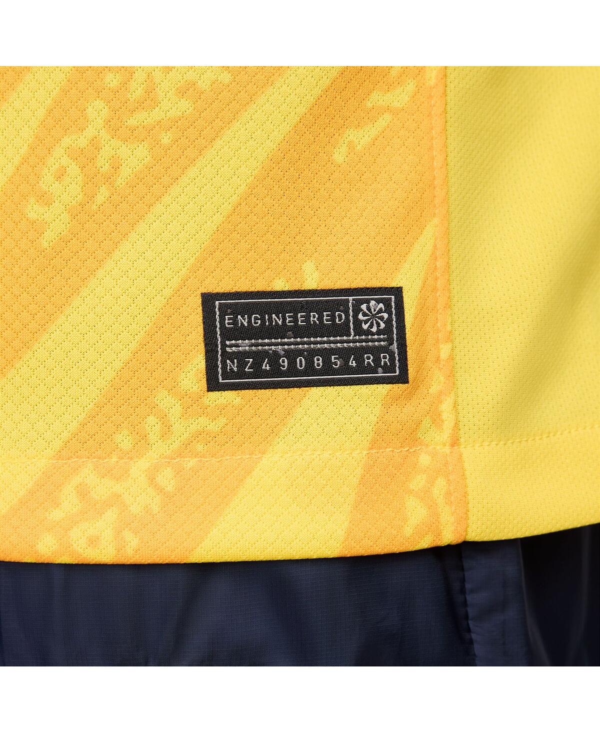 Nike Men'sFrance National Team 2024 Goalkeeper Replica Stadium Long Sleeve Jersey - Yellow