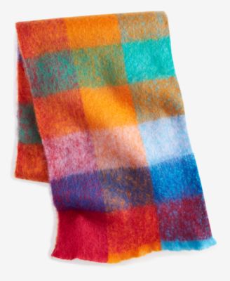 On 34th - Women's Oversized Brushed Colorblocked Scarf