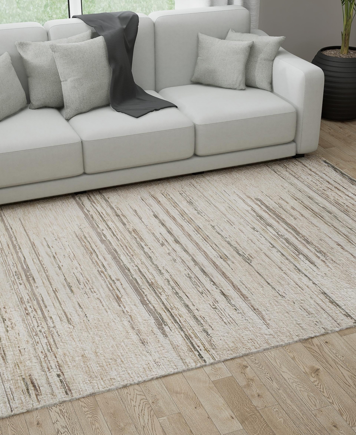Km Home Castille Csl327 12'x15' Area Rug In Beige
