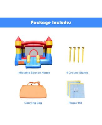 Inflatable Bounce House Castle Jumper Without Blower