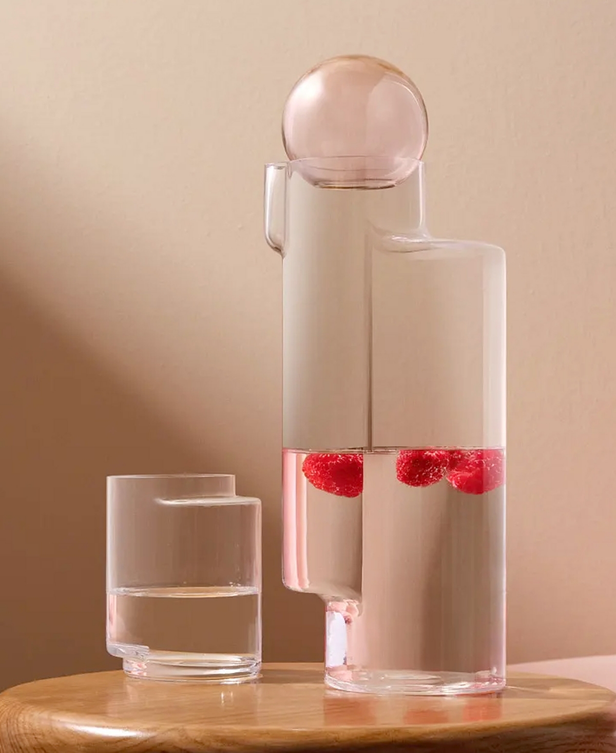 Nude Glass Juno Tumblers, Set Of 2 In Clear