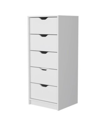 Dillon Narrow 5 Drawer Dresser