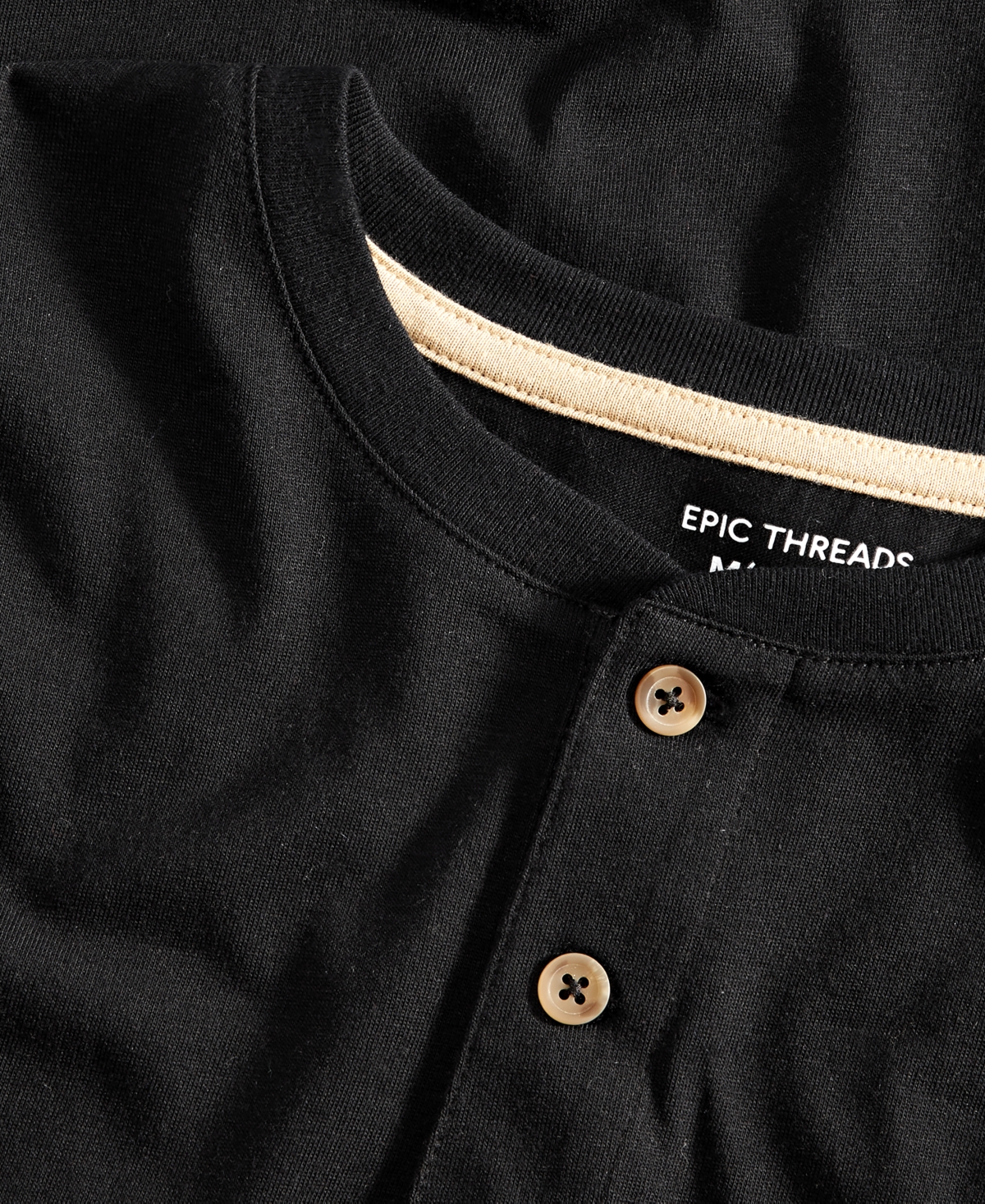 Epic Threads Little & Big Boys Weekend Solid Long-Sleeve Henley, Created for Macy's
