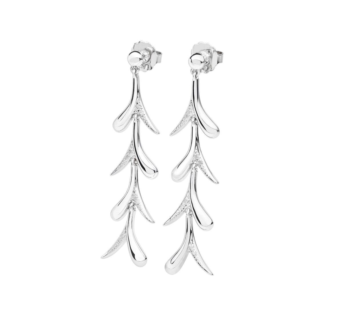 Sycamore Kiss Earrings - Silver