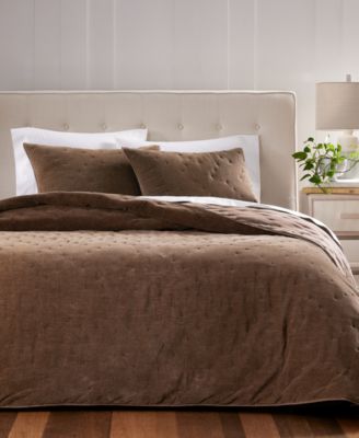 Hotel Collection - Reversible Chenille 3-Pc. Coverlet Set, Full/Queen