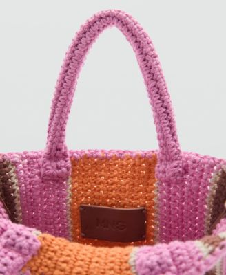 Women's Crochet Shopper Bag