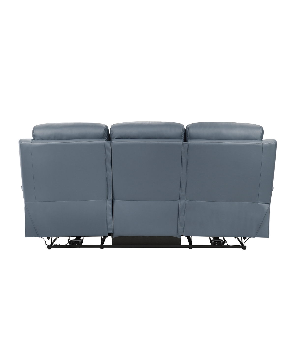Shop Homelegance White Label Rittman 97" Power Double Reclining Sofa In Blue